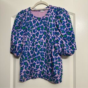 Clare V Leopard Sweatshirt